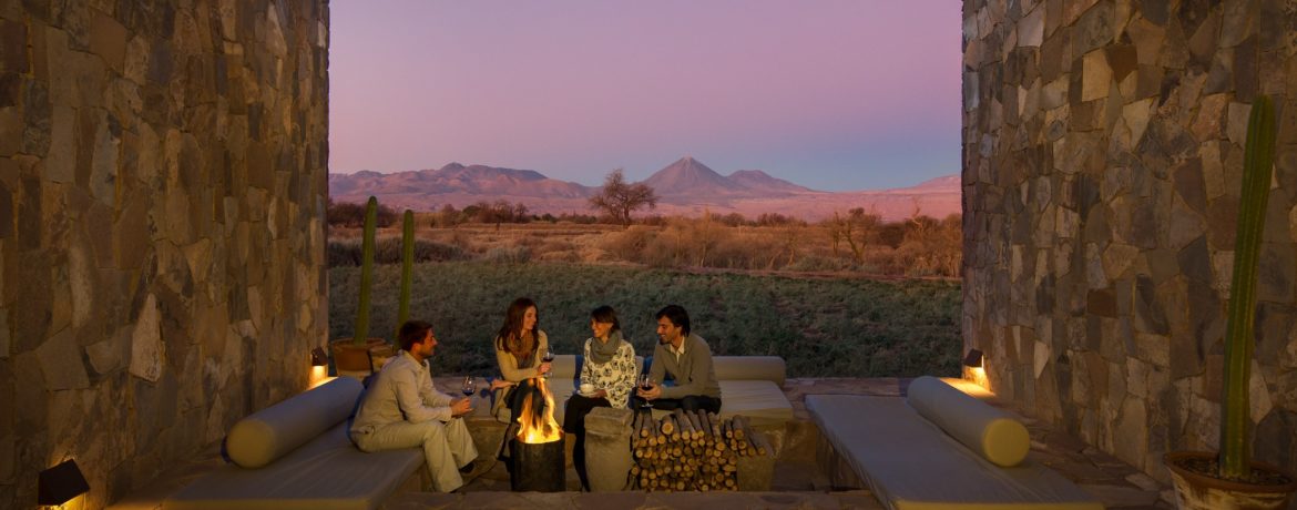 hôtel de luxe au désert d'Atacama