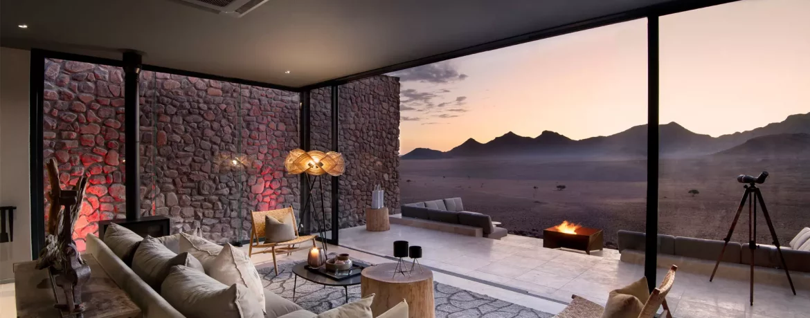 hôtel de luxe en Namibie
